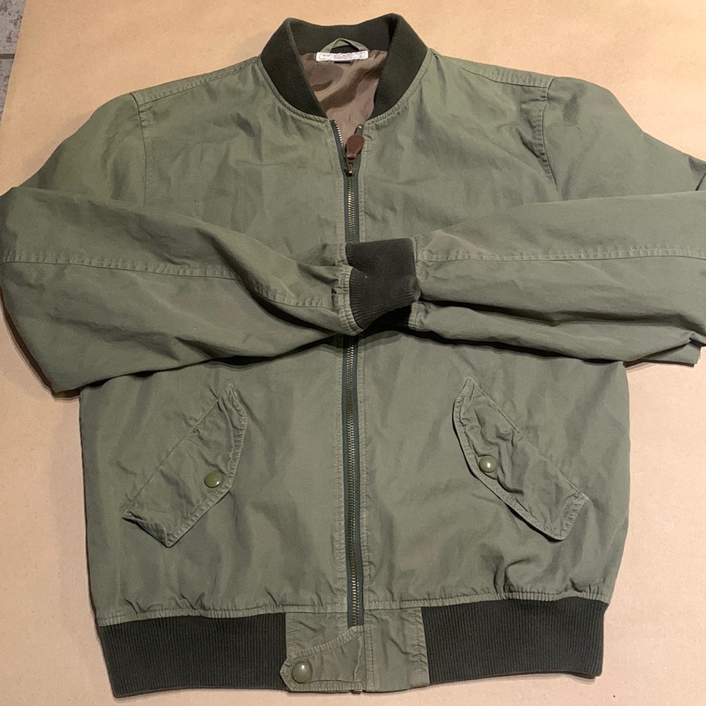 J. Crew Olive Green Bomber Jacket